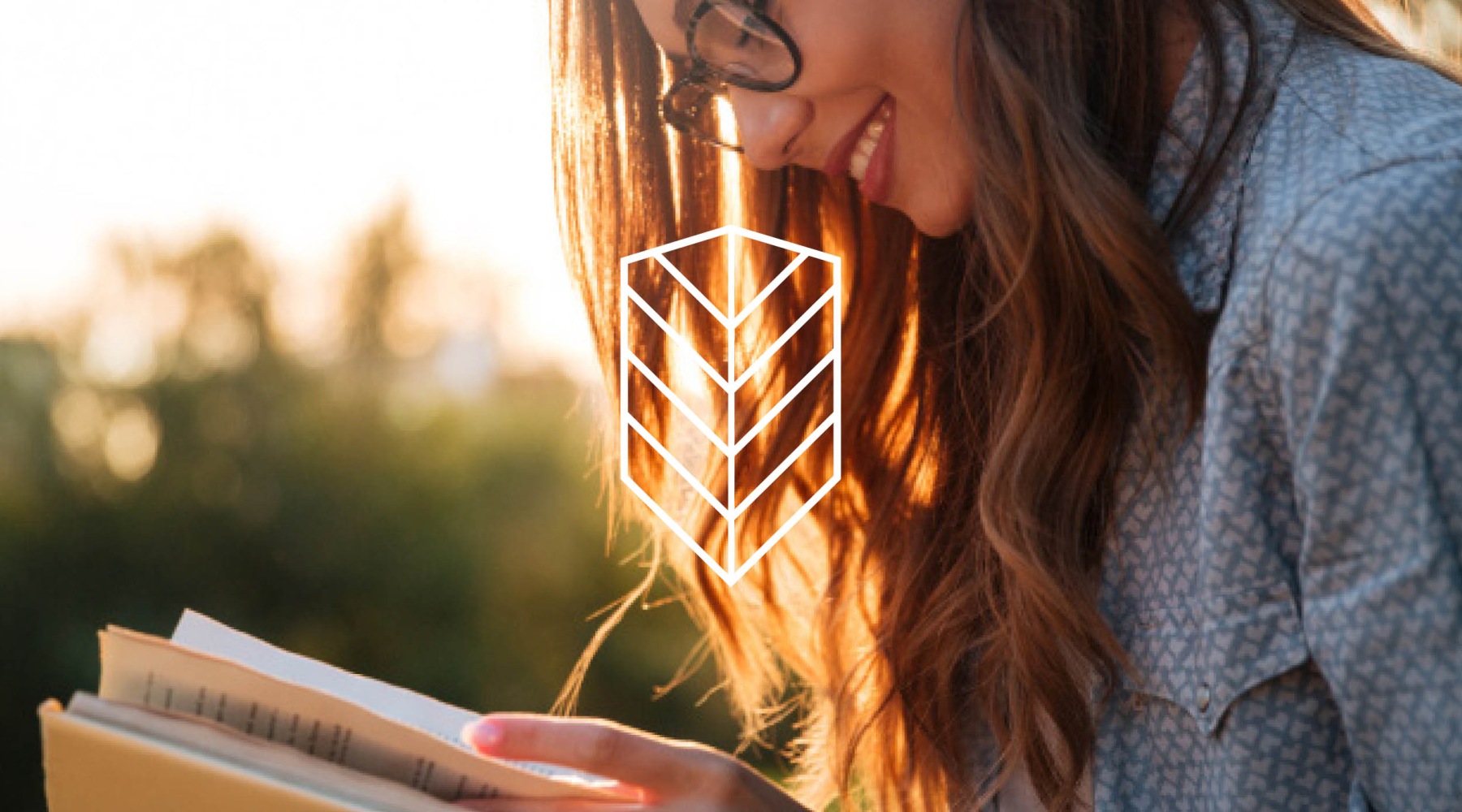 a woman holding a book